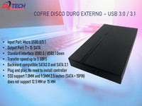 COFRE Disco Duro 2.5" External Hdd