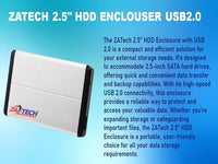ZATECH 2.5" Hdd Enclouser Usb2.0