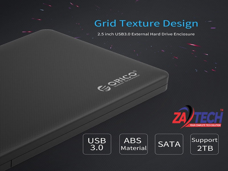 ZATECH 2.5" Sata Usb 3.0 Hdd Enclousure