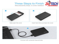 ZATECH 2.5" Sata Usb 3.0 Hdd Enclousure