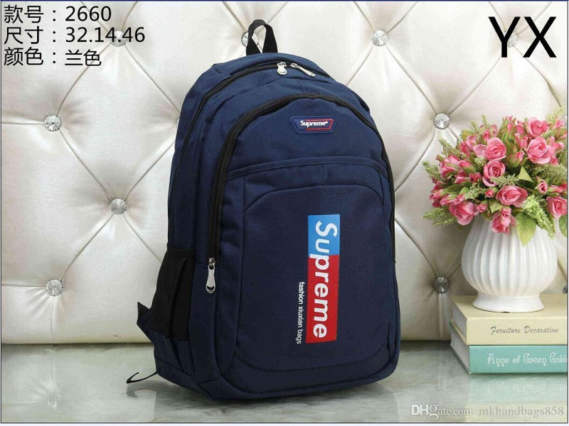 ZATECH 2660 Grey-Blu-Blk-Pink Back Pack