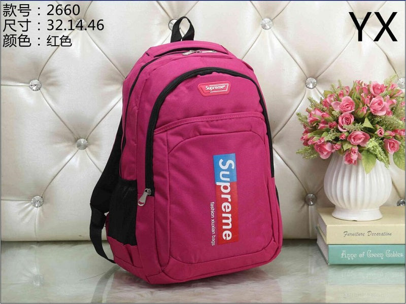 ZATECH 2660 Grey-Blu-Blk-Pink Back Pack