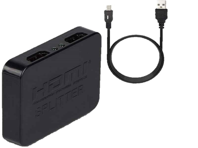 ZATECH 2Port Hdmi Splitter 1080P