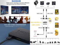 ZATECH 2Port Hdmi Splitter 1080P