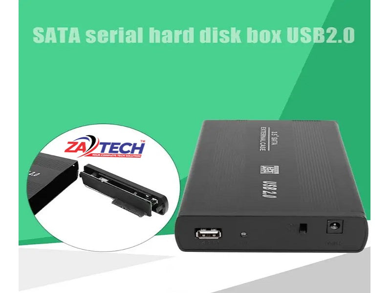 ZATECH 3.5" Hdd Enclouser Usb2.0 Sata