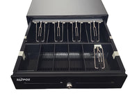 ZAPOS Cash Drawer 24V,Rj11 4-Bill/6-Coin