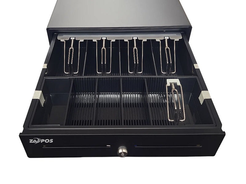 ZAPOS Cash Drawer 24V,Rj11 4-Bill/6-Coin
