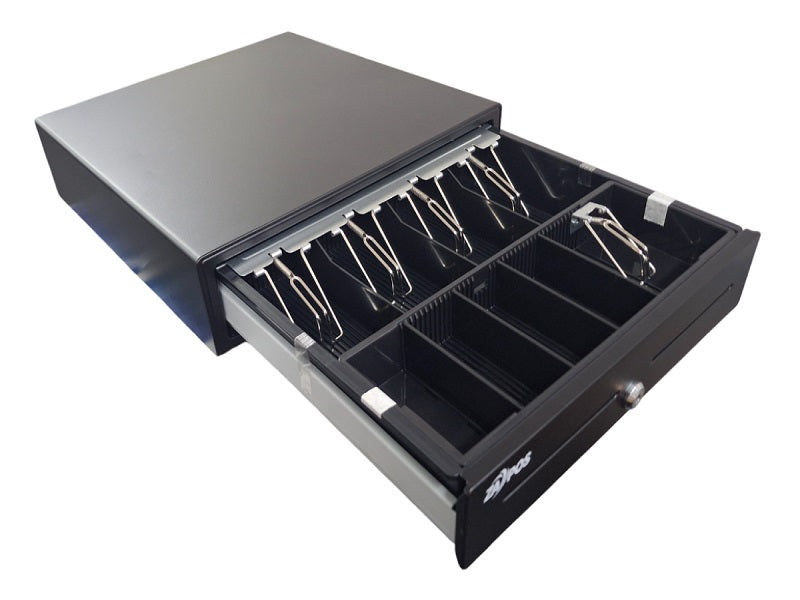ZAPOS Cash Drawer 24V,Rj11 4-Bill/6-Coin