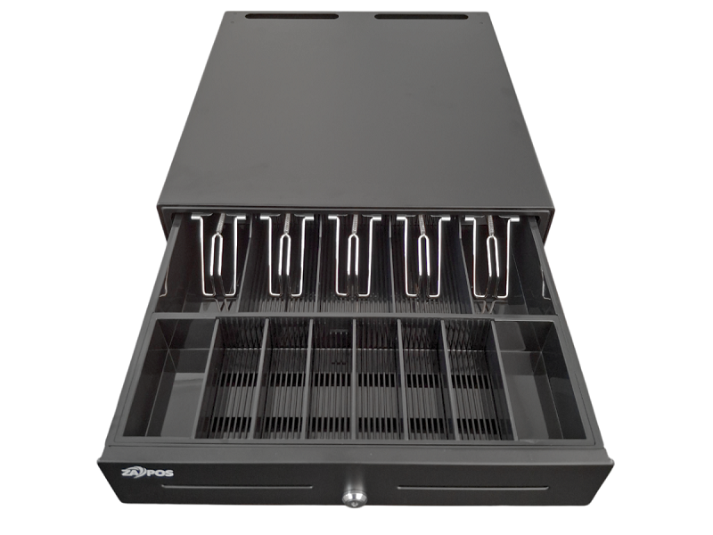 ZAPOS Cash Drawer 24V,Rj11 5-Bill/8-Coin