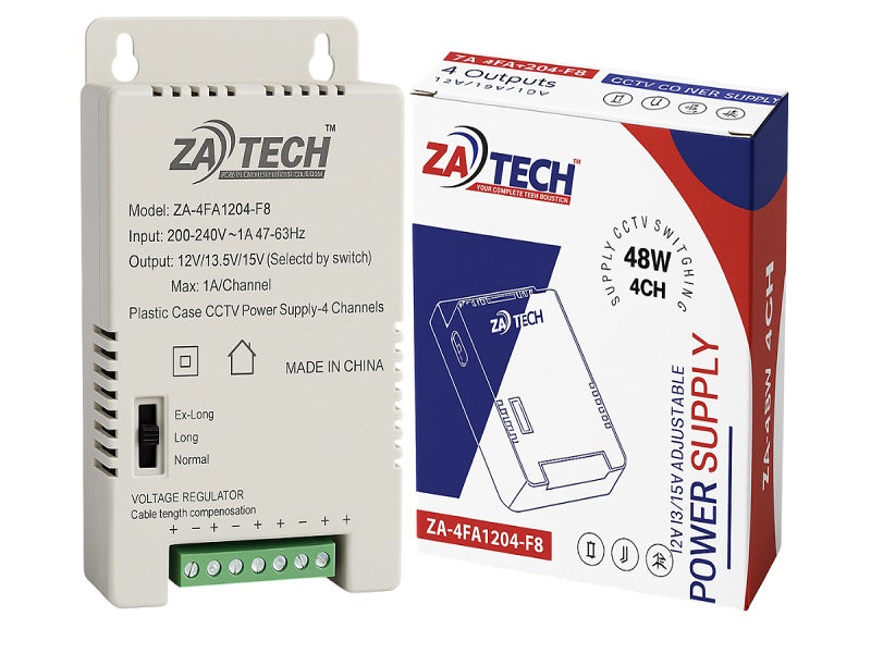 ZATECH 4Ch Indoor Power Supply