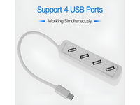 ZATECH 4Port Hub Type C