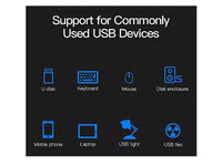 ZATECH 4 Port Usb Hub 1.0Mtr Usb2.0