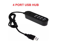 ZATECH 4 Port Usb Hub 1.0Mtr Usb2.0