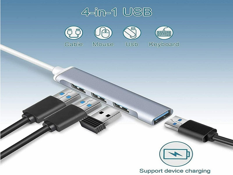 ZATECH 4Port Hub 5 Gbps Usb3.0