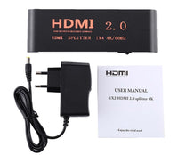 ZATECH 4Port 4K Hdmi Splitter 60Hz Metal