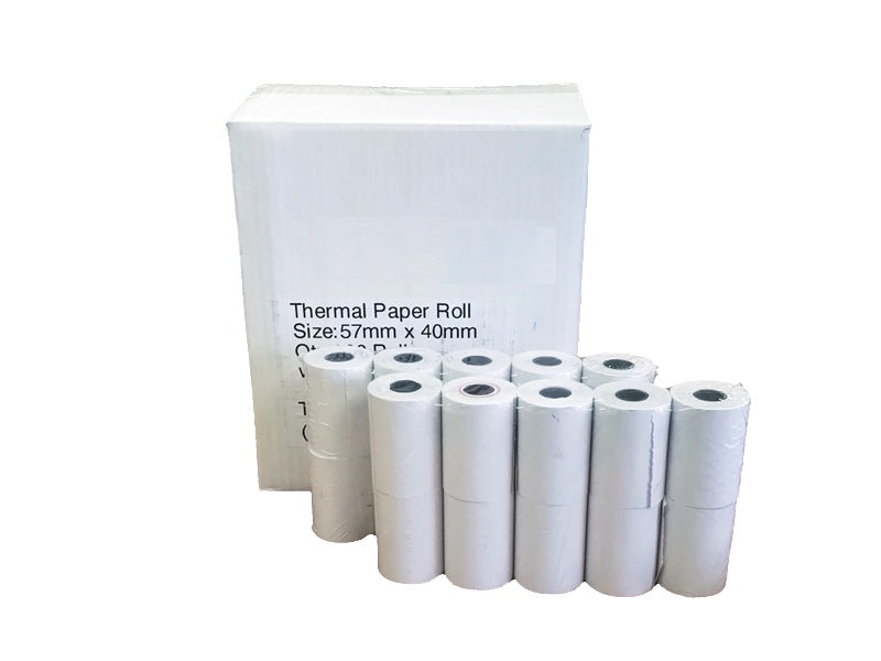ZAPOS Thermal Till Roll 57X40X100(65Gsm)
