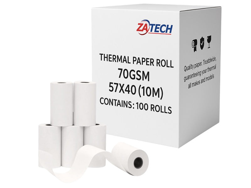 ZAPOS Thermal Till Roll 57X40X100(70Gsm)