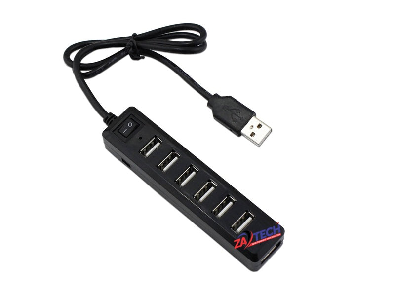 ZATECH 7 Port Usb Hub 2.0 -480Mbps