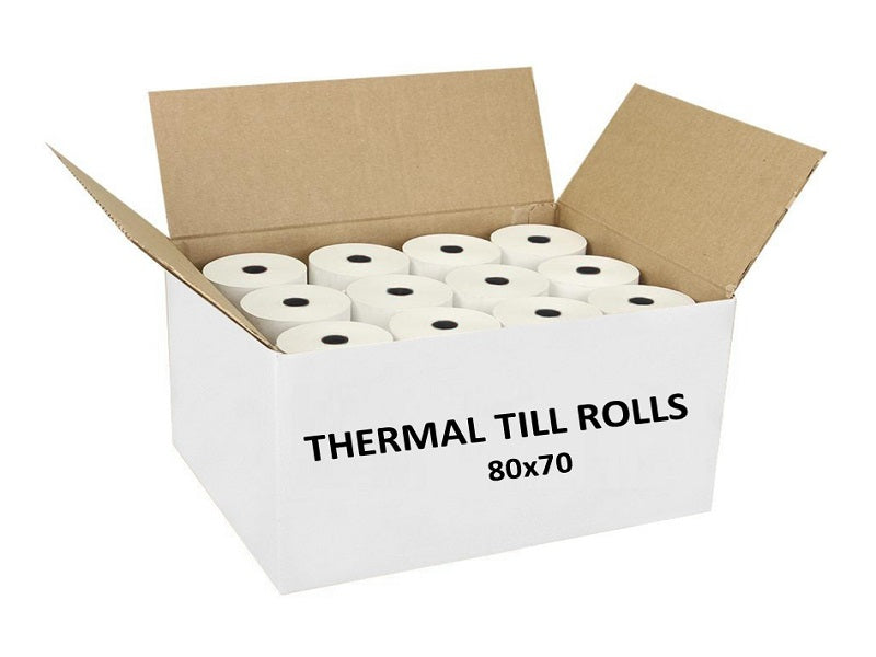 ZAPOS Thermal Till Roll 80 X 70Mm 50 Pk