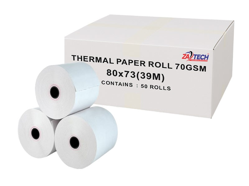 ZAPOS Thermal Till Roll 80 X 70Mm 50 Pk