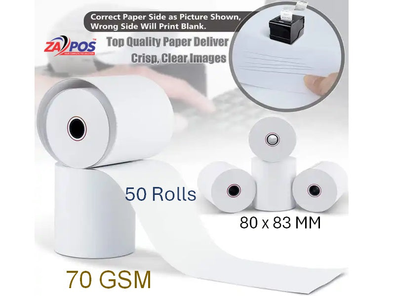 ZAPOS Thermal Till Roll 80 X 83Mm 50 Pk