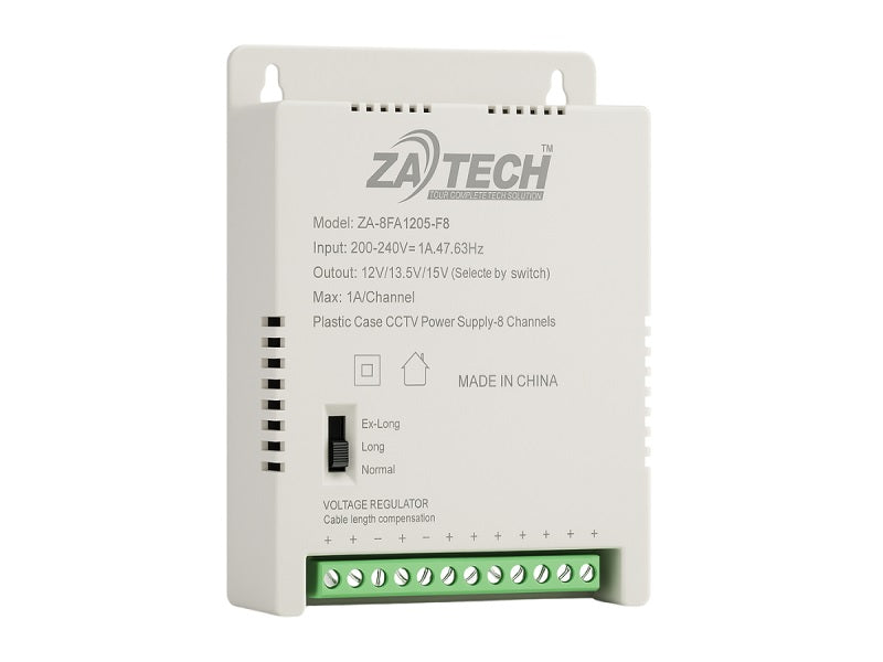 ZATECH 8Ch Indoor Power Supply