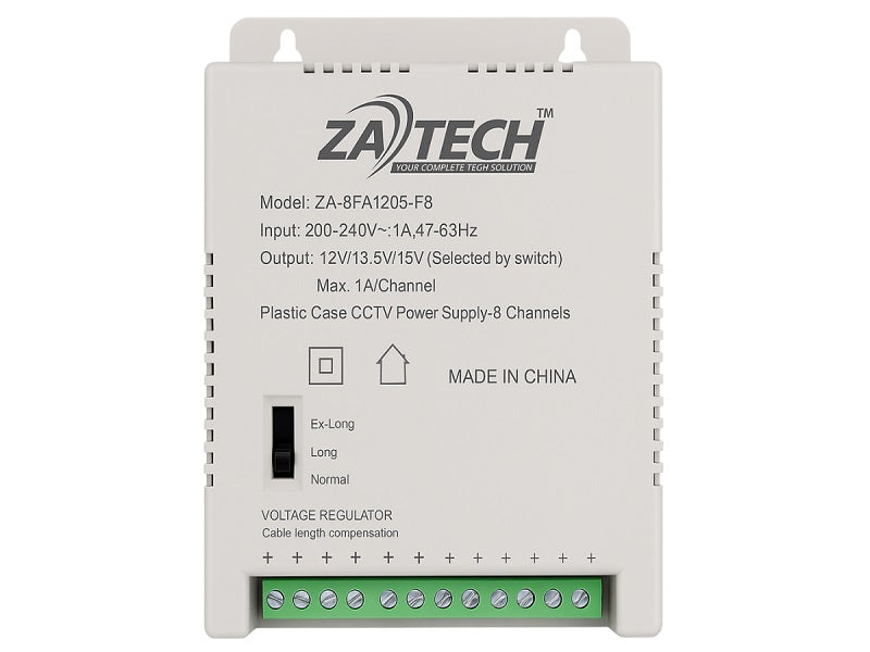 ZATECH 8Ch Indoor Power Supply