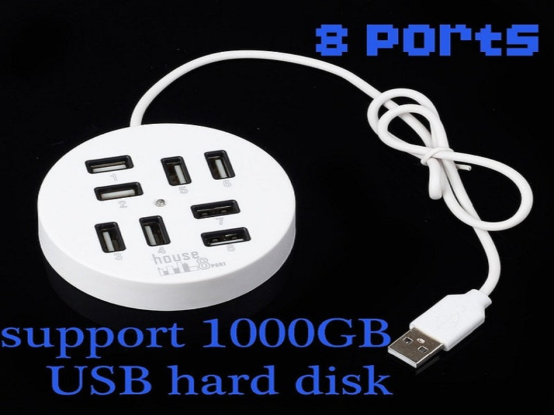 ZATECH 8 Port Usb Hub 60Cm Usb2.0