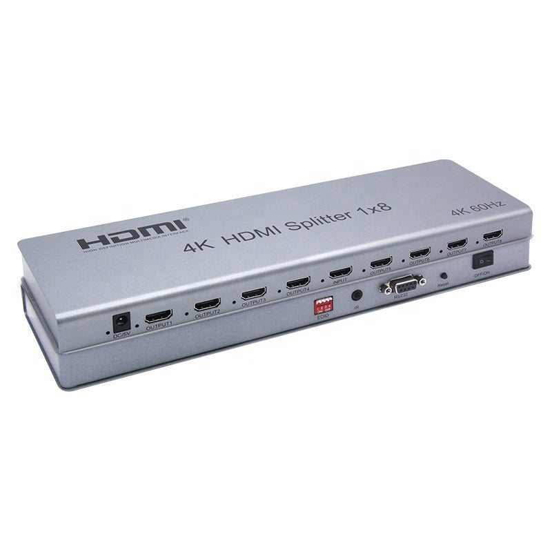 ZATECH 8Port 4K Hdmi Splitter 60Hz Metal