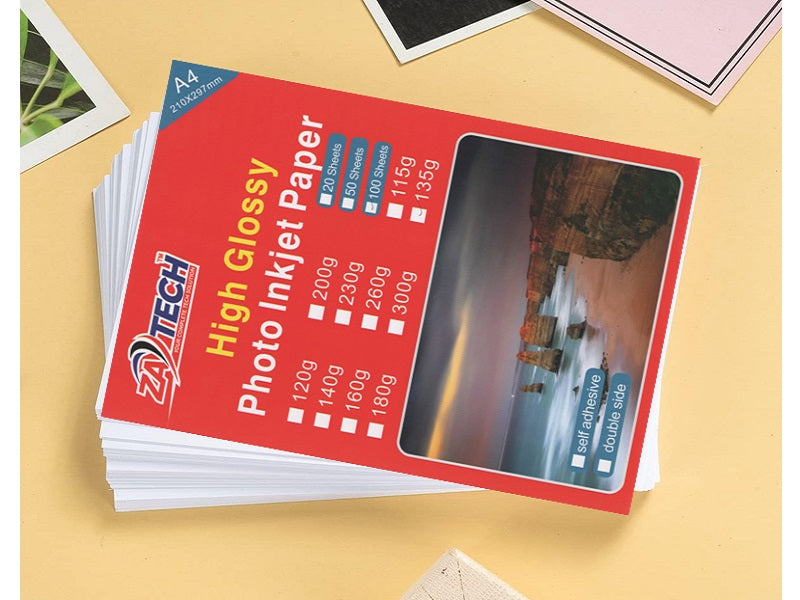 ZATECH High Gloss Photopaper 135G X100P