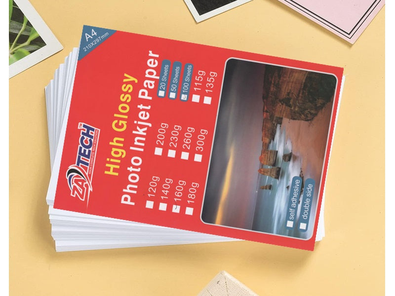 ZATECH High Gloss Photopaper 160G X100P