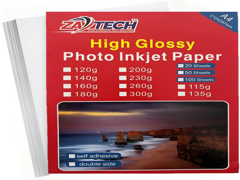 ZATECH High Gloss Photopaper 230G X 20