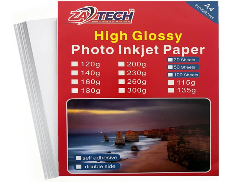 ZATECH High Gloss Photopaper 260G X 20