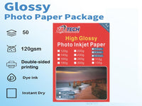 ZATECH A4 2 Side High Gloss  Photo Paper