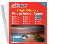 ZATECH A4-2 Side High Gloss  Photo Paper