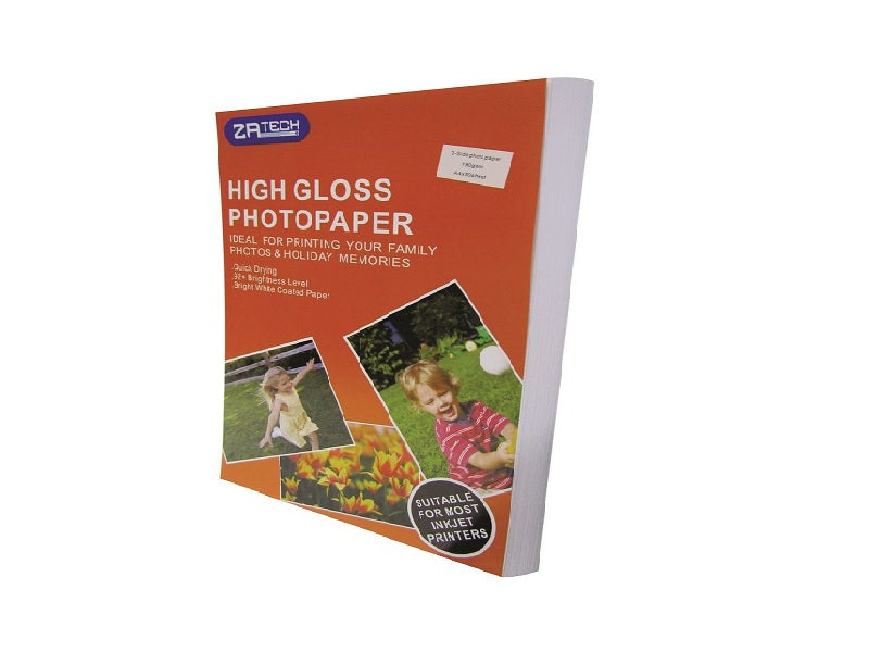 ZATECH A4-2 Side High Gloss  Photo Paper