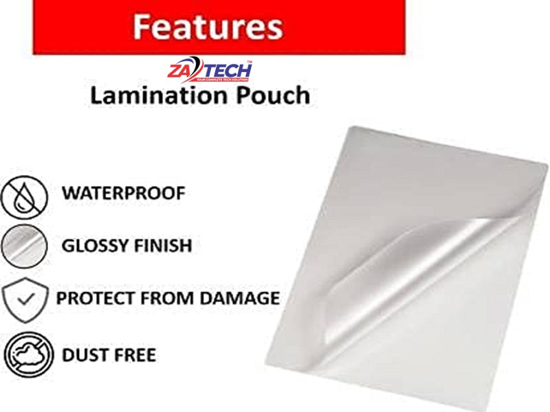 ZATECH A4 Laminating Pouch 120Micx100Pck