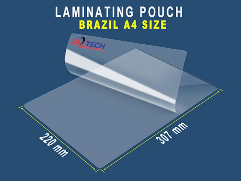 ZATECH A4 Laminating Pouch 160Micx100Pck