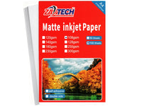 ZATECH Matte Inkje Photopaper 108G X100P