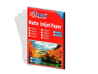 ZATECH Matte Inkje Photopaper 128G X100P