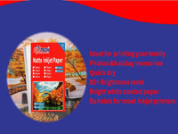 ZATECH 2 Side Matte Inkjet  Photo Paper