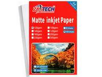 ZATECH 2 Side Matte Inkjet  Photo Paper