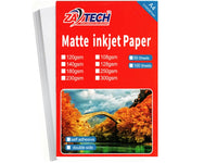 ZATECH 2 Side Matte Inkjet  Photo Paper