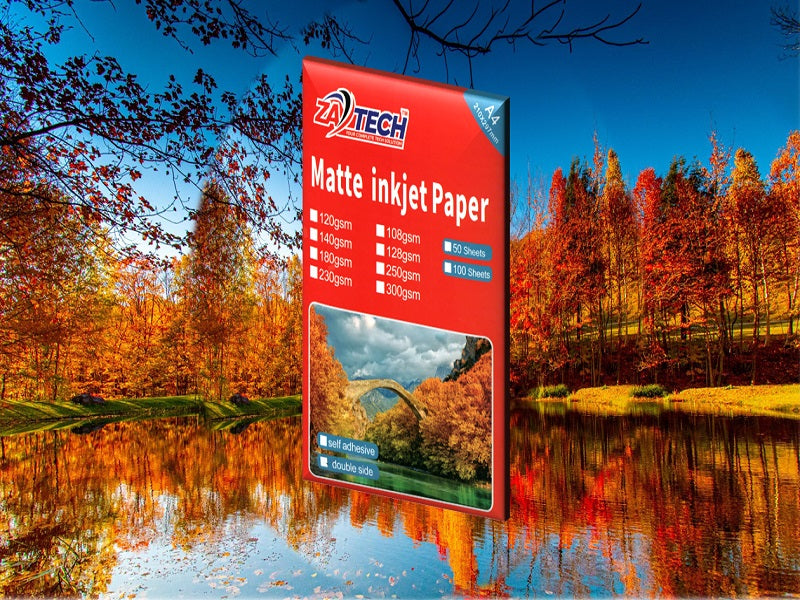 ZATECH 2 Side Matte Inkjet  Photo Paper