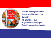 ZATECH A4 Sticker Matte Photopaper
