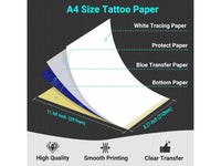 ZAPOS A4 Tattoo Transfer Paper  100 Pack