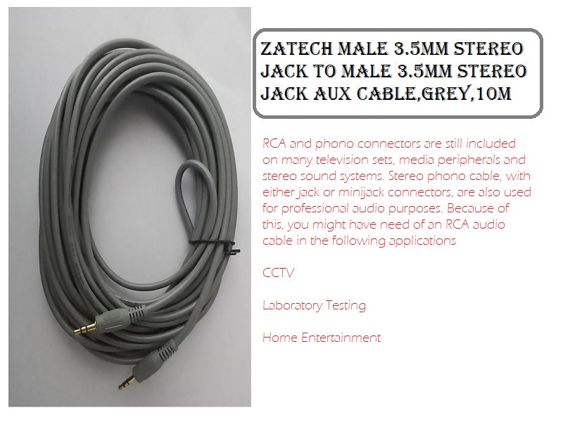 ZATECH Audio Cable 10 Mtr Stereo