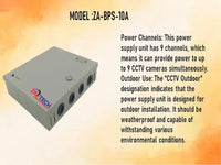 ZATECH CCTV Outdoor 9Ch Power Supply