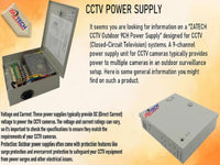 ZATECH CCTV Outdoor 9Ch Power Supply