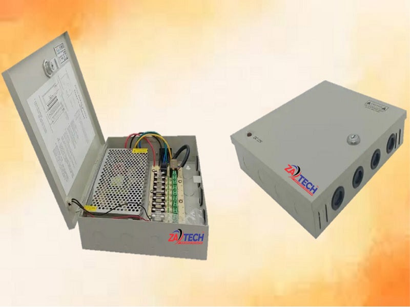 ZATECH CCTV Outdoor 9Ch Power Supply